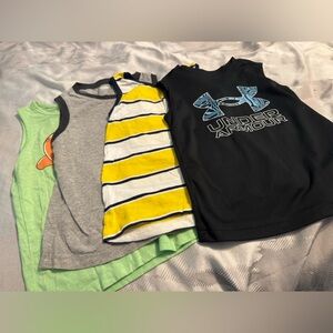 Set of 4 Toddler (4T) Tank tops. Comfy stylish and cool!